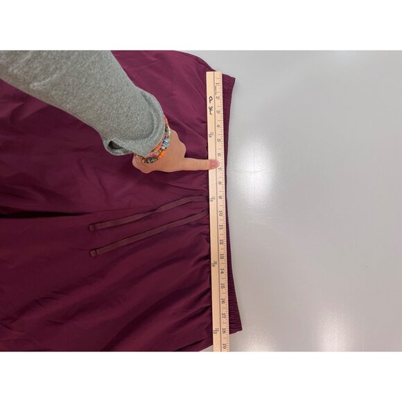 DSG Mens Burgundy Athletic Shorts With Drawstring Elastic Waistband & Side Pocke - Picture 2 of 12